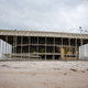 And finally, a daytime shot of the Aquatics Stadium which could be a set on the new Blade Runner movie. (Photo: Getty)
